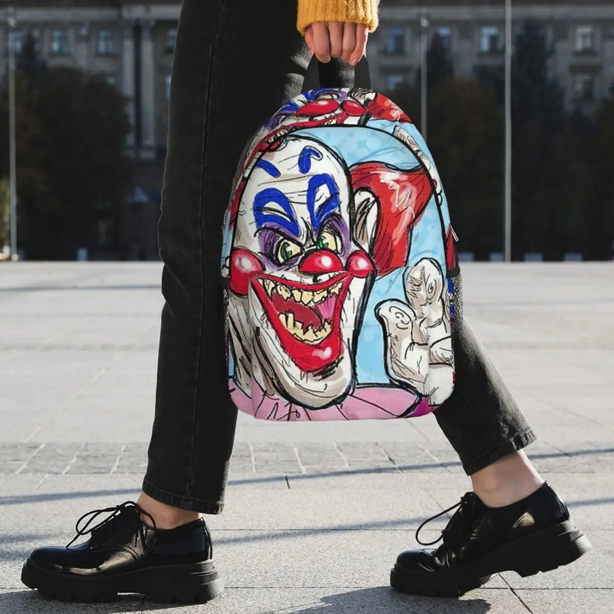 Killer Klowns From Outer Space Backpack Student BookBag Children School Bag Laptop Shoulder Bags for Men Women