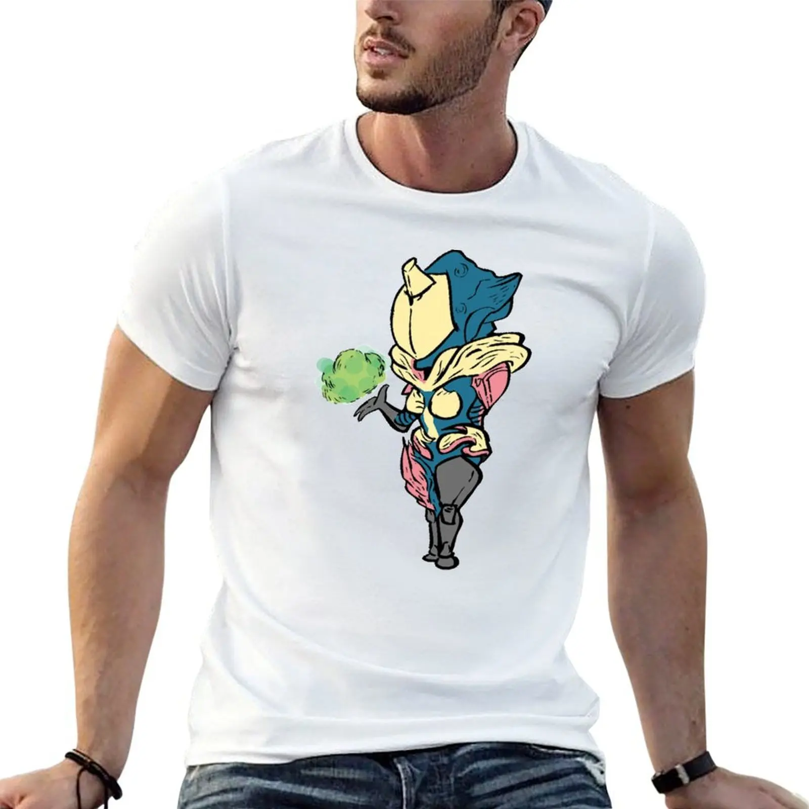 قميص سارين عادي تي شيرت رجالي تي شيرت رجالي قمصان جرافيك للرجل رجل Warframe t #1