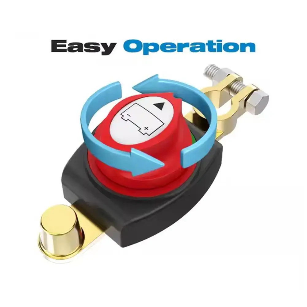 

12V/24 Key Battery Selector Isolator Disconnect Rotary Switch Circuit Cutter For Cars/Rvs/Boats 220/232/250G Power Off Swit L4S2