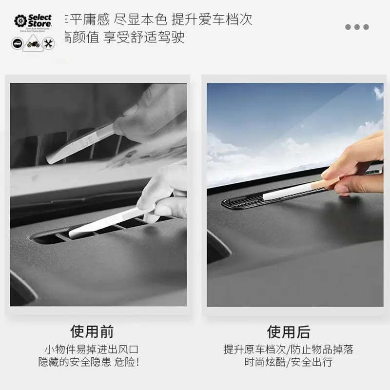 Suitable for NIO ET7 front block out trend mesh cover dashboard wind and dust