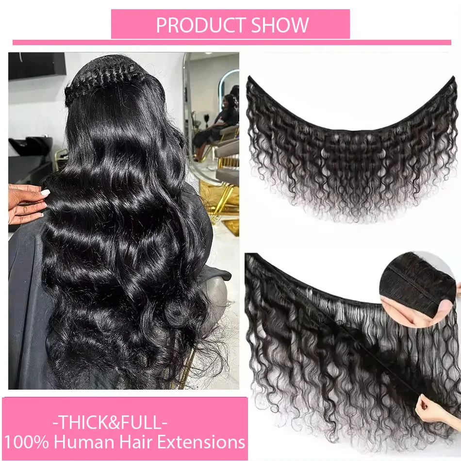 Atacado 28 30 Polegada onda do corpo feixes de cabelo humano malaio onda do corpo pacotes de cabelo acordo de cabelo humano 1/3/4 pacotes de cabelo humano