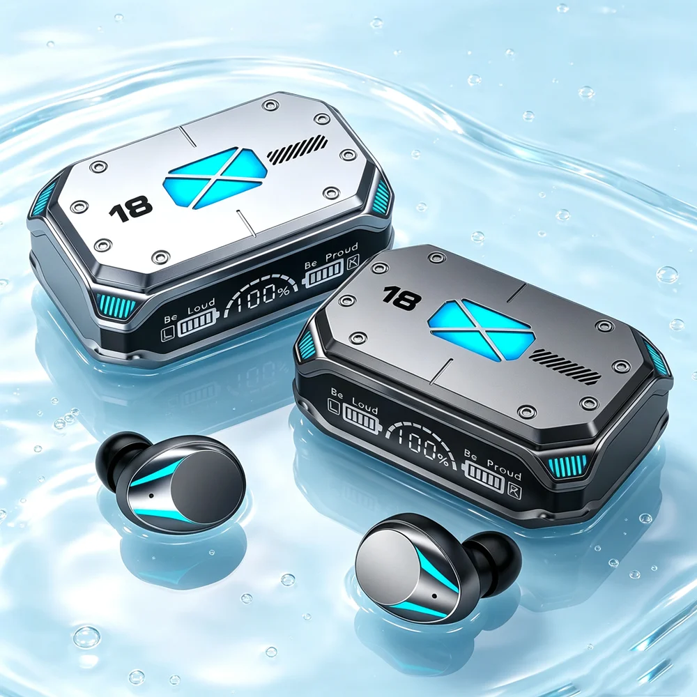 TWS Bluetooth Earbuds Fone Bluetooth Headphones Comfortable Bluetooth Headsets Feature Ultra-plush Ear Cushions for All-day Wear