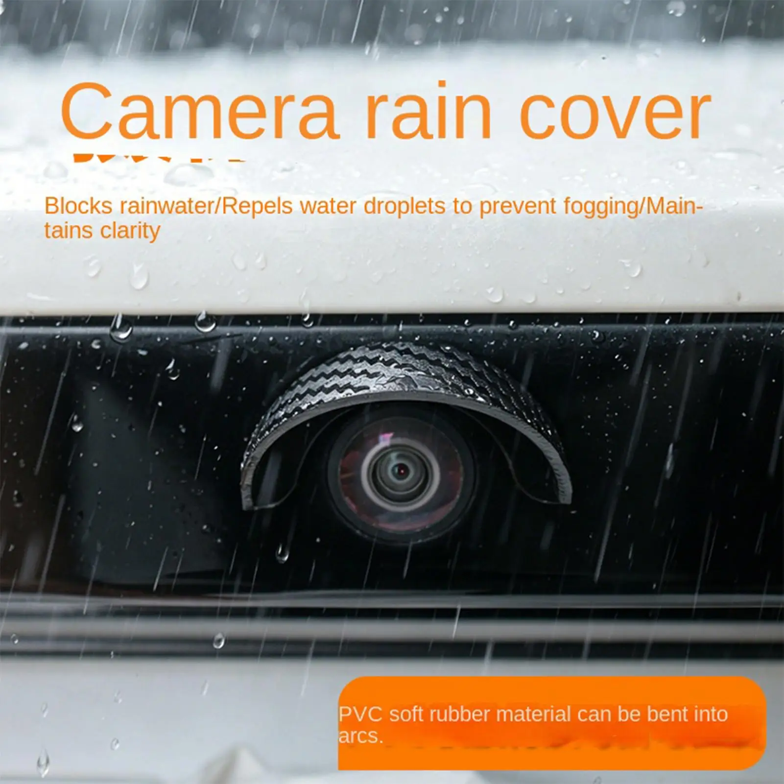 1PCS Car Camera Lens Protector Rear View Backup Camera Cover 360 Camera Protection Anti Scratch Waterproof Dust-proof Car Parts view 4