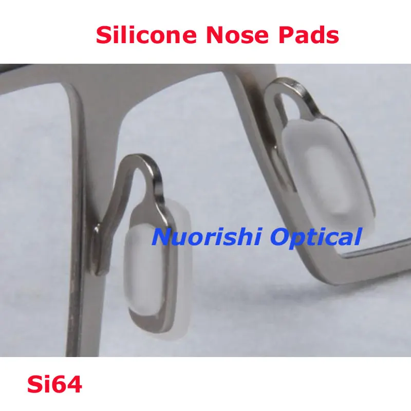 

100 шт. Si64 очень мягкие матовые силиконовые очки, подушечки для носа, аксессуары 10,5 мм, бесплатная доставка
