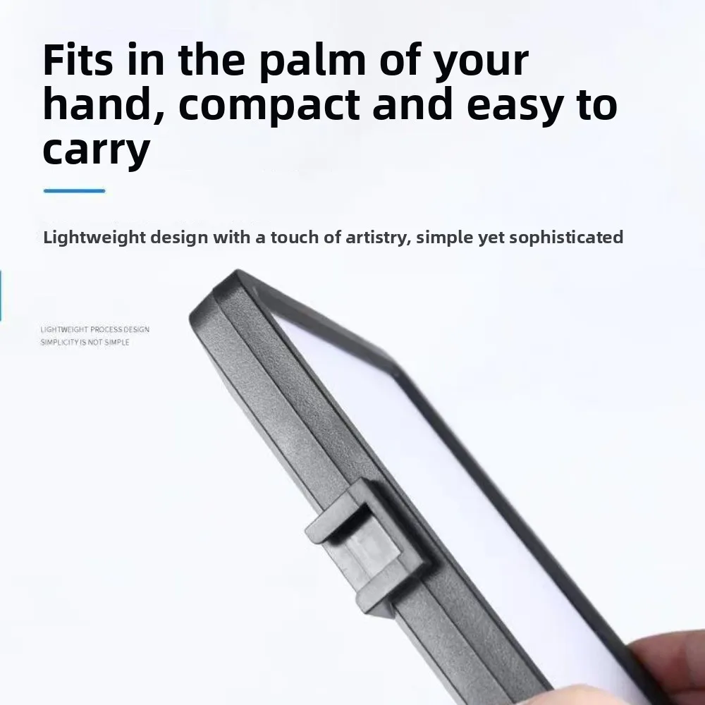 With Tripod LED Photography Video Light Full Screen 6inch Photography Fill Lamp Line Control Multifunctional