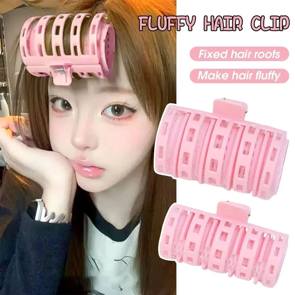 Plastic Hair Roller for Bangs Self-adhesive Fluffy Hair Eight-character Bangs Curling Lazy Hair Curler Hairdressing Tools