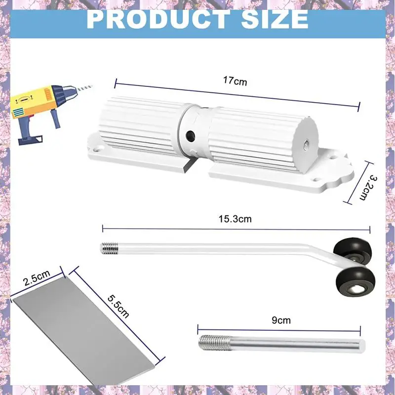 

2025 Trend 1 Set Automatic Door Closer Interior Door Spring-Loaded Door Closer No Drilling Door Closer