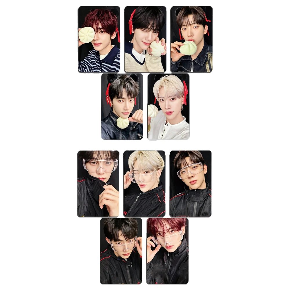 Hot Sale AND2BLE 5/10Pcs/Set Personality Selfie Photocards ZHANGHAO GYUVIN YUJIN Glossy Lomo Card RICKY SEUNGEON Fans Collection