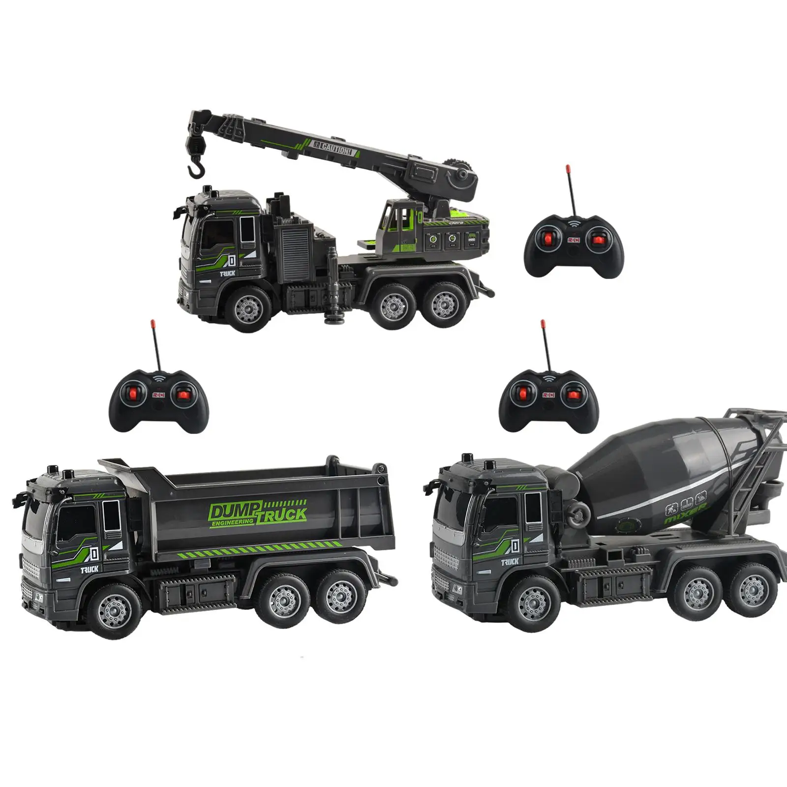 RC Engineering Vehicle Toy with Lights Preschool Learning 1:32 RC Engineering Truck for Boys Age 7 8 9 10 Year Old Children Kids