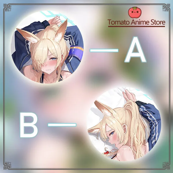 

Blue Archive Ogata Kanna Anime Game Dakimakura Hing Body PillowCase Cushion Otaku Bed Linings Xmas