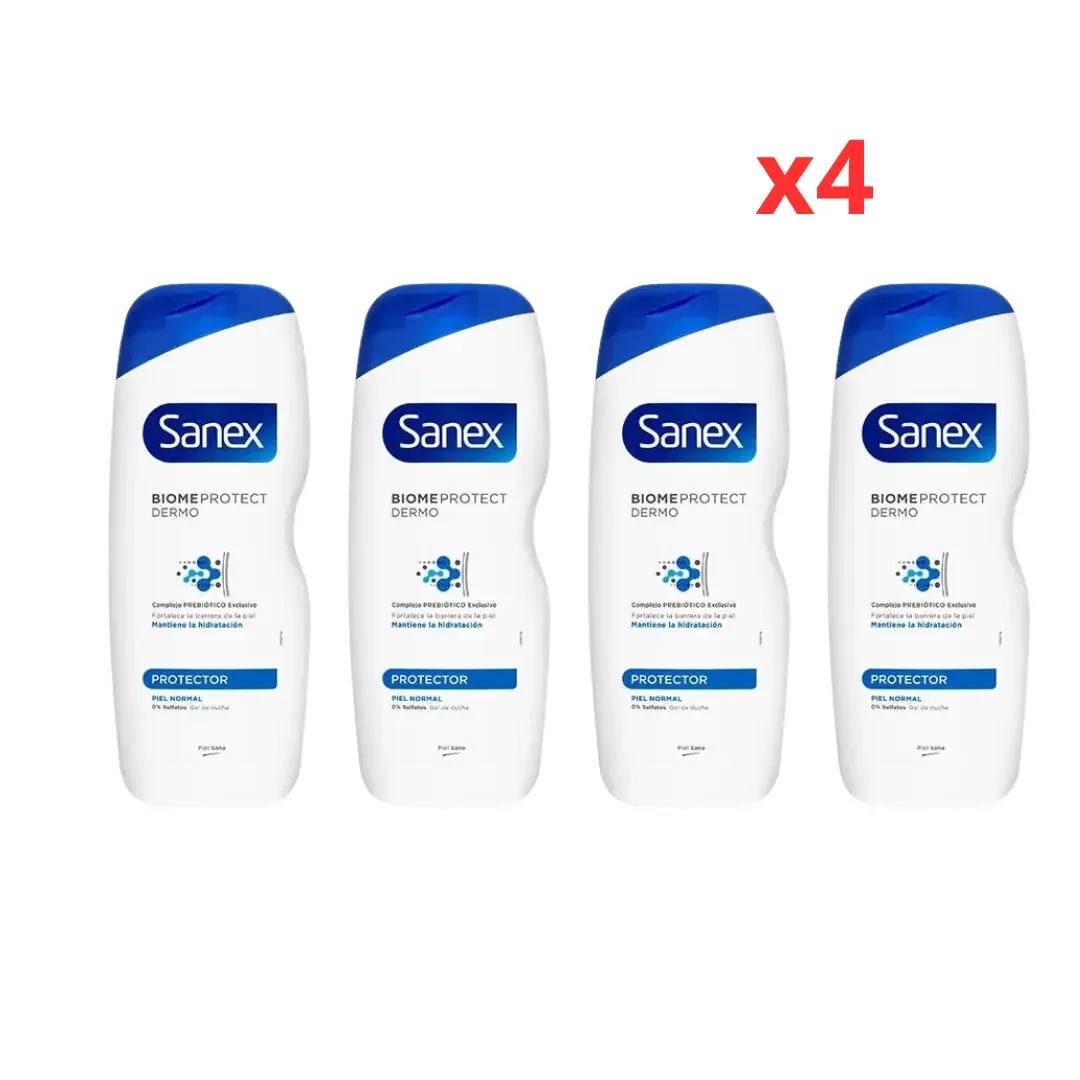 SANEX Biomeprotect Protector 550ML shower Gel PACK x4 【ROUA】