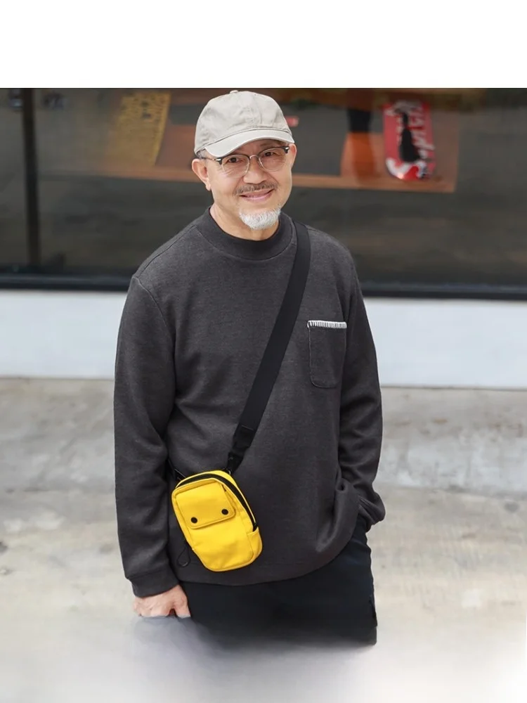 

Теплая вязаная кофта с высоким воротником для мужчин на осень-зиму, из полиэстера и нейлона...