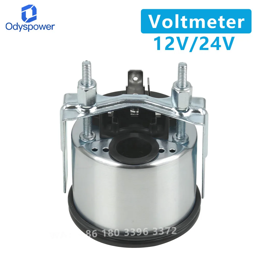 52MM Voltmeter Diesel Generator Set Accessories Voltage Meter 8-16V 16-32V 12V/24V