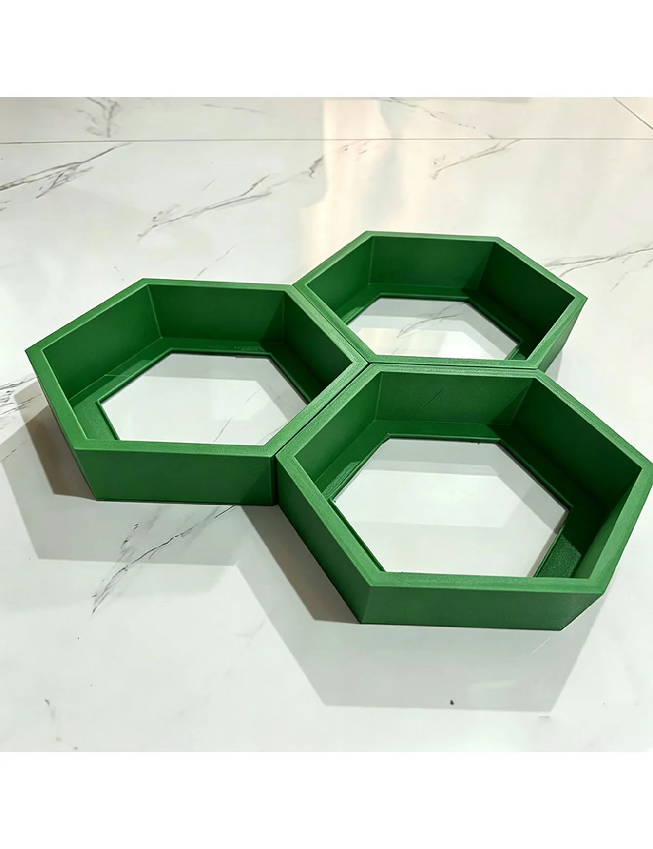 Nordic Hexagonal Wall Shelves 7