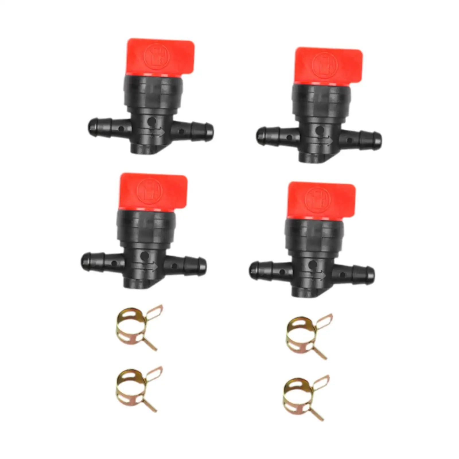 Motorcycle Lawnmower Petcock Fuel Shutoff Valve Easy Install Inline Tap for Small Engine Line