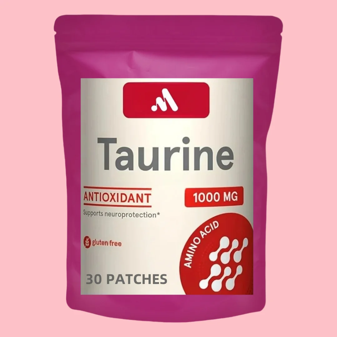 

30 Patches Taurine + Creatine Transdermal Patches, Muscle Strength, Focus, Memory - Best For Men And Women