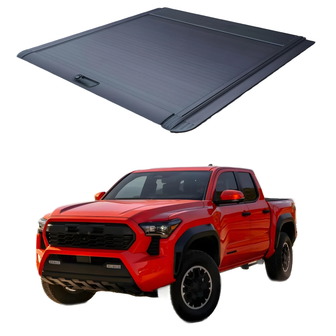 High Quality Custom Clamp-On Truck Tonneau Cover For Tacoma Tool-Free Installation