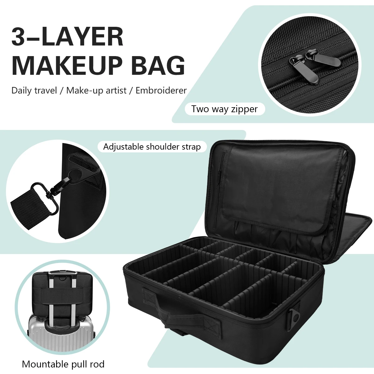 Pro Barber Supplies Backpack Clippers Organizer Case Hairstylist Tool Bag Large Capacity Travel Salon Storage Shoulder Bag