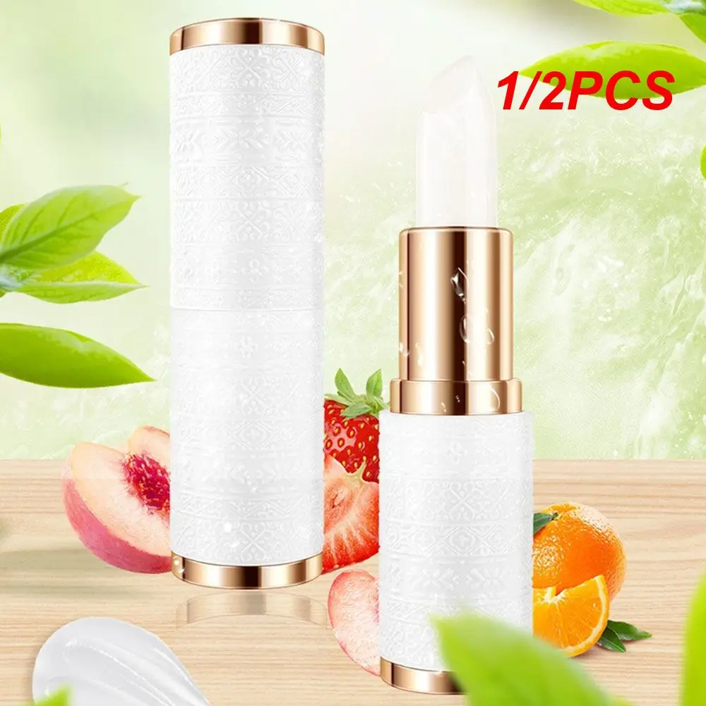 1/2PCS Moisturizing Lip Balm Smooth Lip Lines Protected Lip Balm For Lips Exfoliating Lip Balm Moisturizing Cream