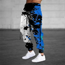 Viser de survêtement longs décontractés pour hommes, joggeurs College en 3D, pantalons de piste vintage, vêtements de camouflage, vêtements pour hommes, graffiti, proximité, wstring