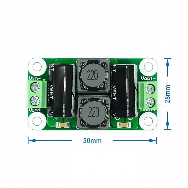 24-Hour Delivery 2X 0-50V 4A DC Power Supply Filter Board For Class D Amplifiers, EMI Suppression Board, Car Industrial Control