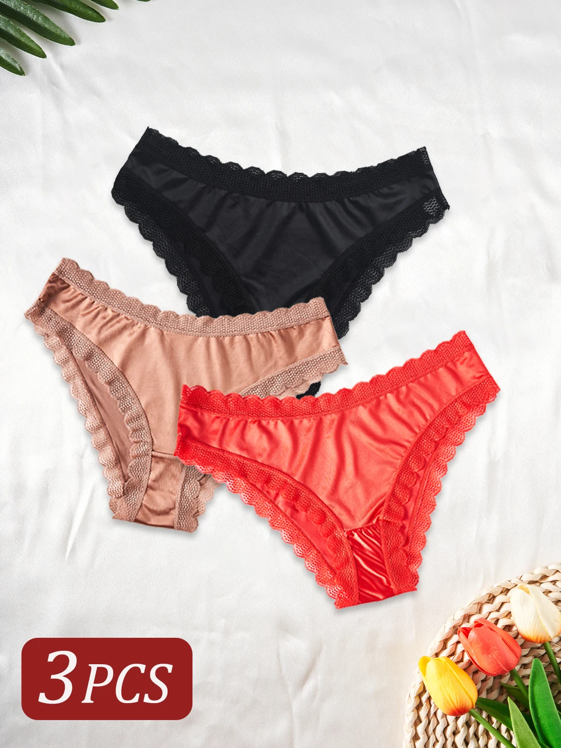 Thumbnail 2 - #15 Latest Womens Lace Trim Comfort Panties Updates