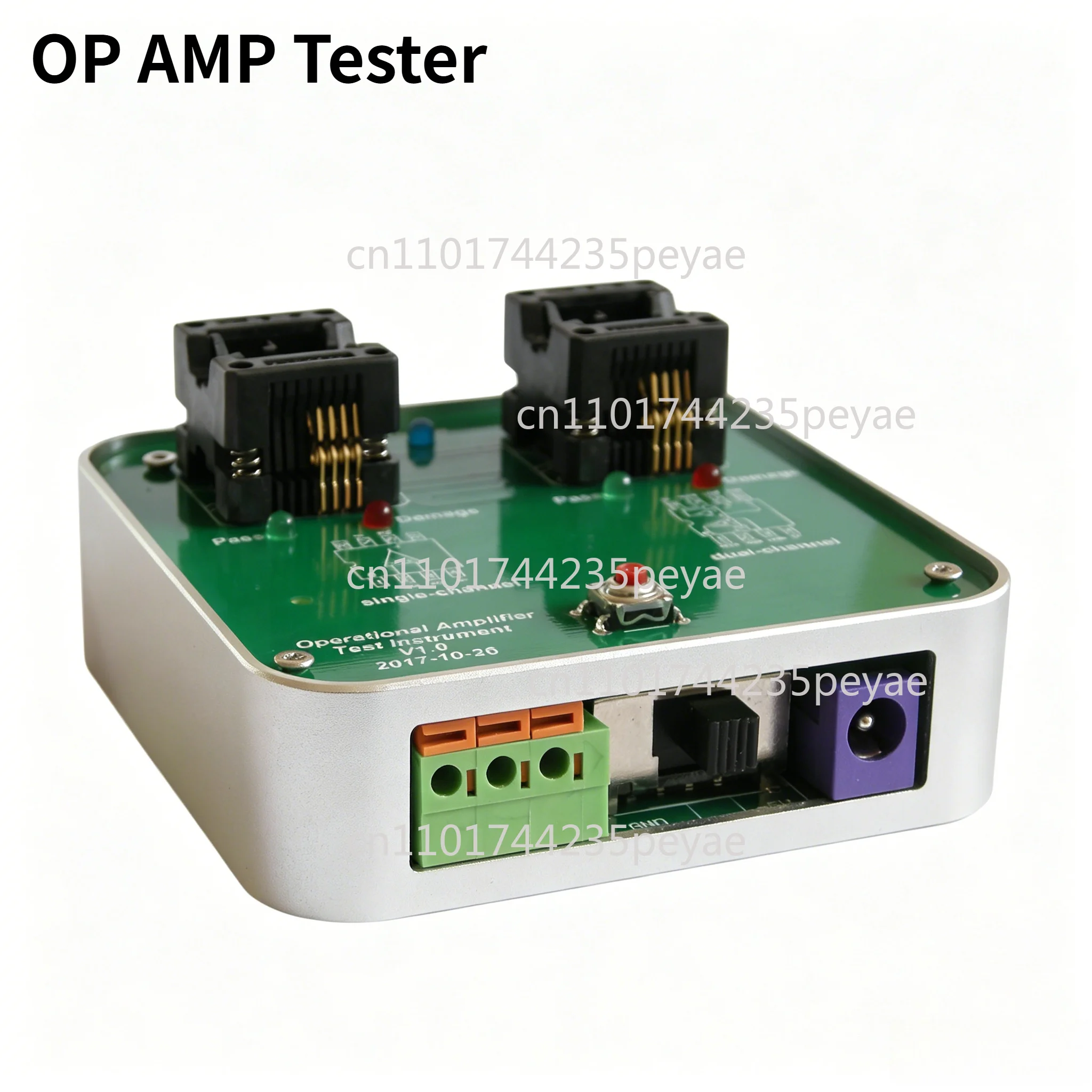 5.5V-28V Wide Voltage Operational Amplifier Tester Instrument, Professional Single & Dual Channel OP AMP Test Equipment