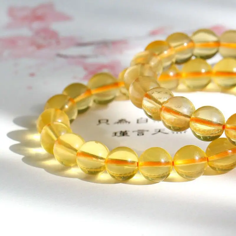 

Natural Bracelet Yellow Fluorite