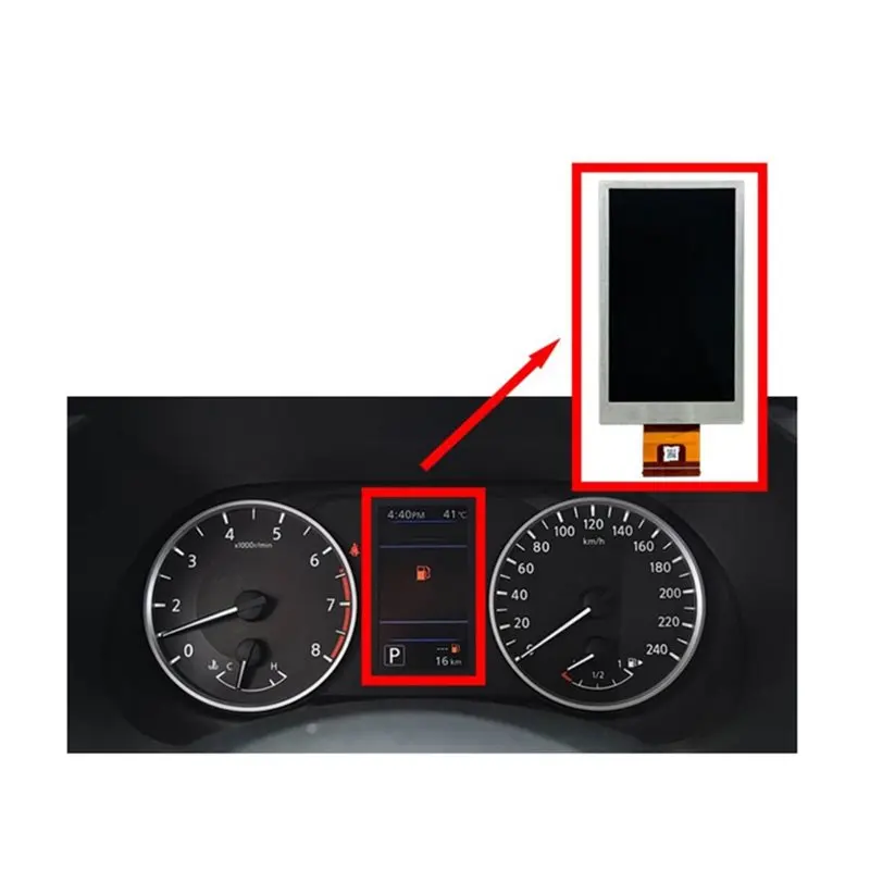 LCD Display Screen For Nissan Sylphy 2018-2021 Instrument Cluster Replacement Pixel Quality Accessory