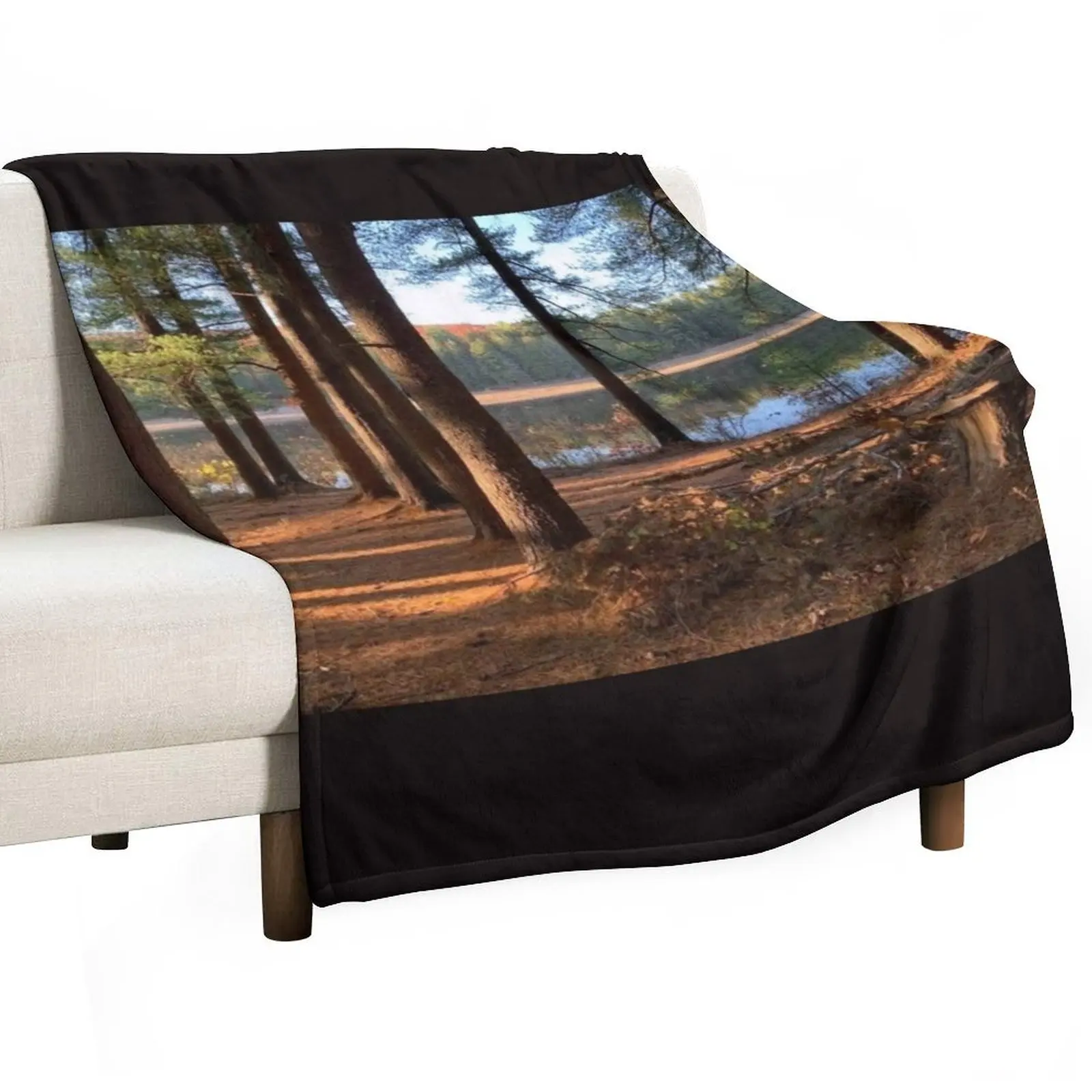 

Maxfield Parrish Landscape Photograph by Ellen Barton Harriman Throw Blanket Thin Sofa Hair Blankets
