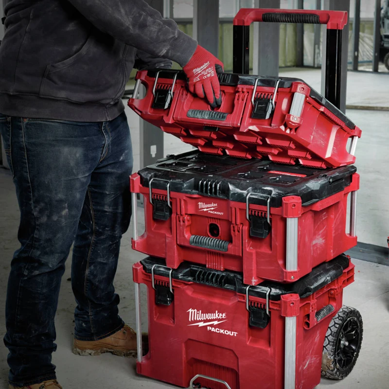 Imagem -06 - Pannkut Empilhável Combinação Containment Tool Box Hard Shell Case Milwaukee Tool Box 48228424 48-229425 48-22-8426 Peça