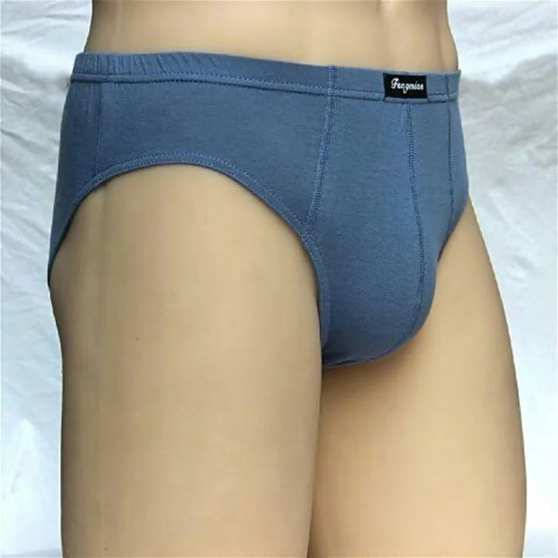 100% Cotton Mens Briefs Plus Size Men Underwear Panties 5XL/6XL Men\'s Breathable Panties Solid Sexy Comfortable Shorts