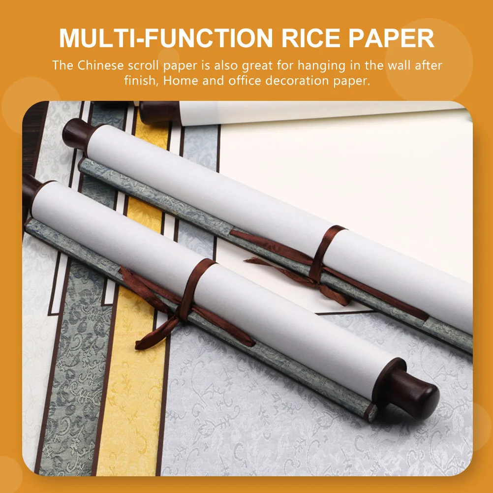 

Premium Xuan Paper Professional Blank Scroll Calligraphy Accessory Compact Size Design Portable for Writing Painting Home Decor