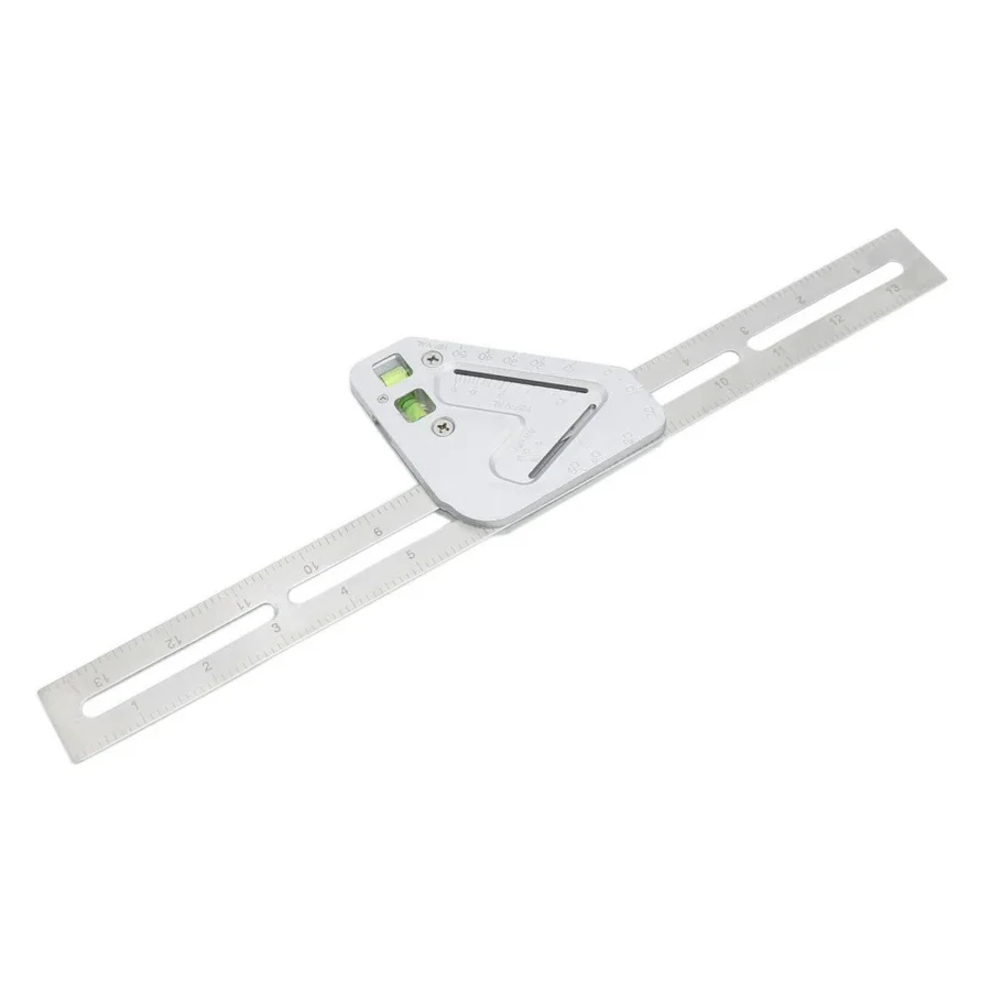 Multi-Function Level Ruler Measuring Angle Ruler Protractor Angle Measuring Tool