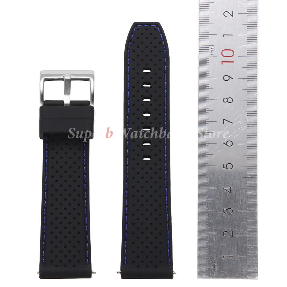 20 مللي متر 22 مللي متر حزام ساعة سيليكون لسامسونج مقاوم للماء حزام مطاط ناعم لساعة هواوي GT2 46 مللي متر استبدال ساعة عالمية