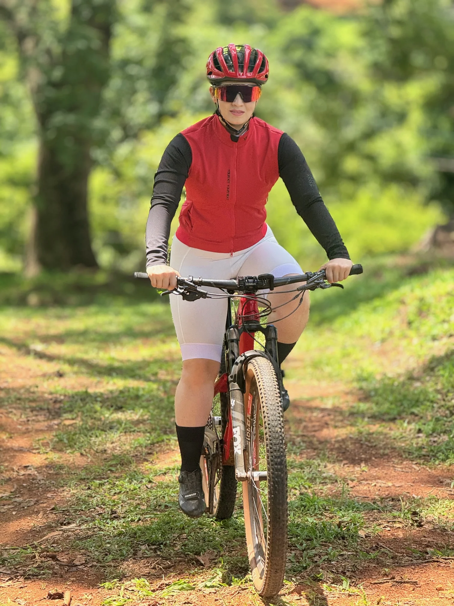 YKYWBIKE Damen Fahrradjacke 10-20 ℃ Outdoor-Sport, Rennrad-Trikot, winddicht, wasserdicht, Fahrradshirt, Fahrradbekleidung – Detail 2