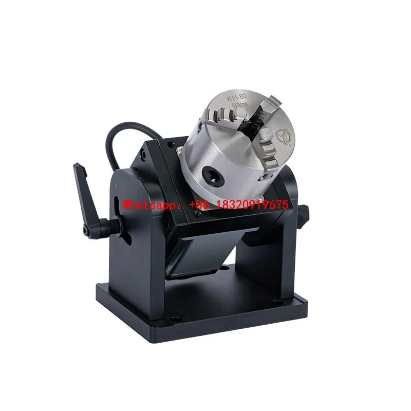 Rotary worktable for marking machines supports on the fly marking precision rotary positioning stage handheld inspection stage