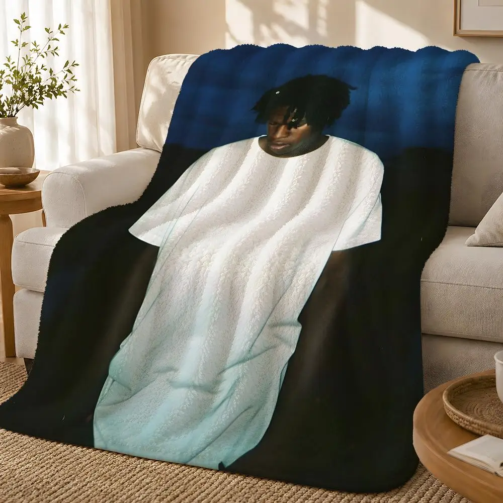 Daniel Caesar Music Album Throw 1pc Flannel Blanket Soft Lightweight Warm Cozy For Bedroom Sofa Bed