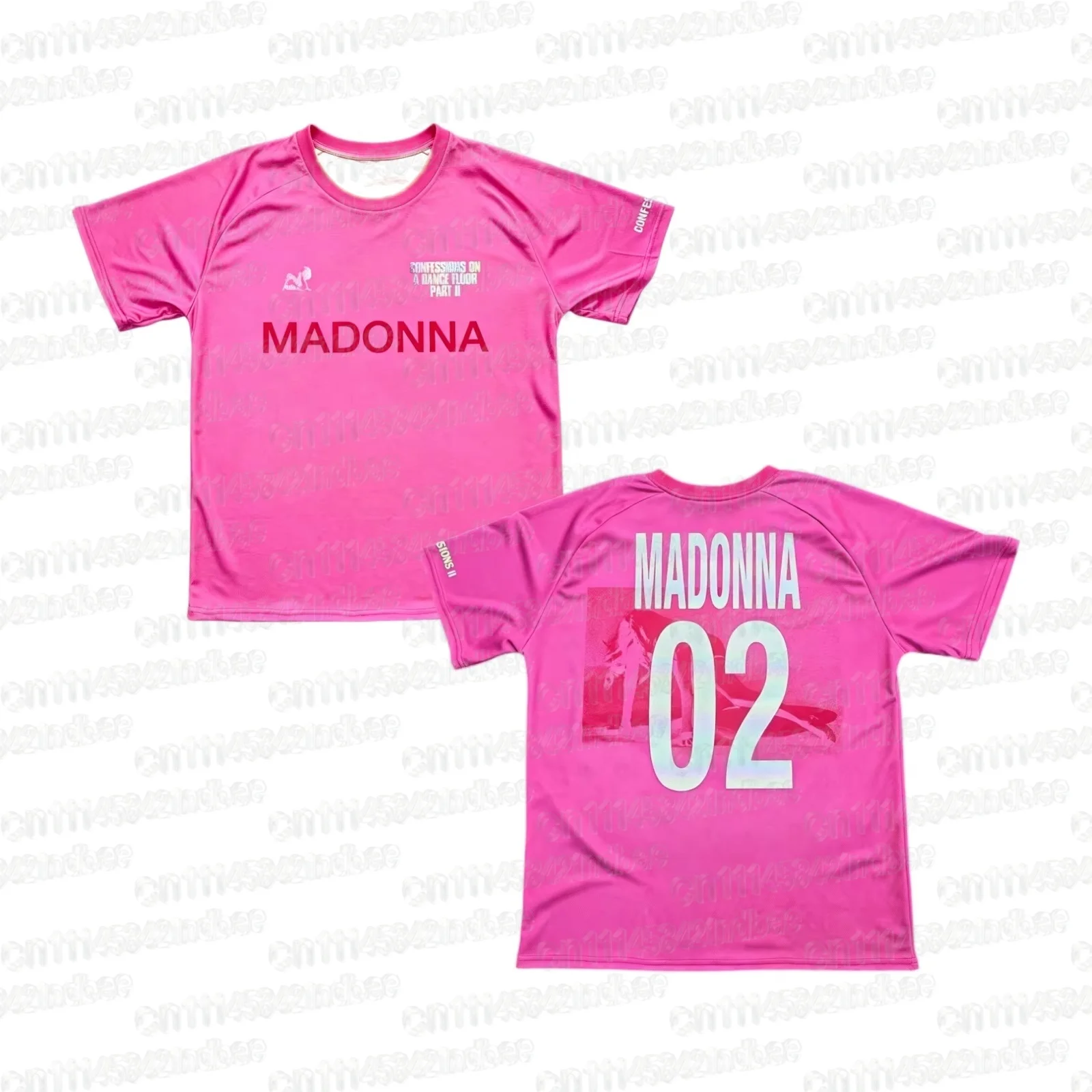 Madonna Confessions II Album Tour Unisex T-Shirt, 2026 Sommer Neu Kurzarm Mode Familienoutfit – Detail 6