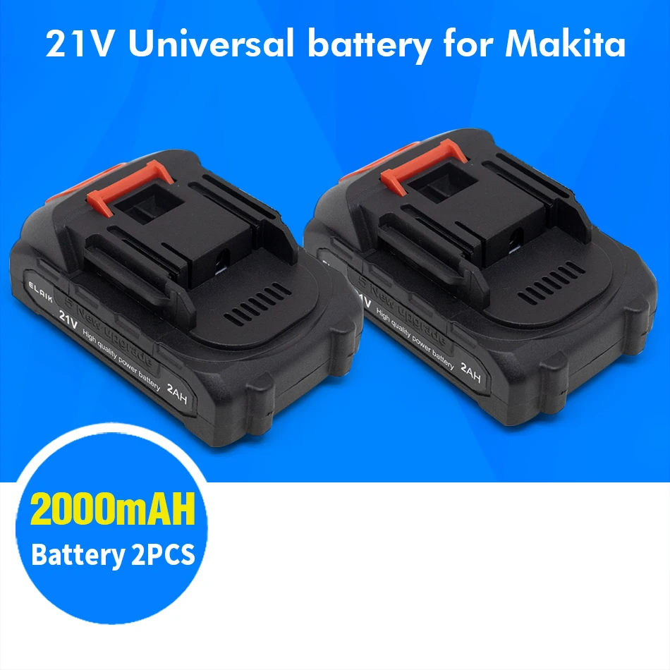 21V Rechargeable Battery 2000mAh Lithium Ion Battery For Makita Electric Power Tool Battery