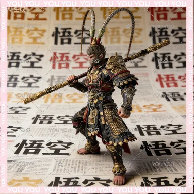 

В наличии: Оригинальная фигурка Queen Studios 015 INART QS 1/6 Wukong Monkey King Set Black Myth, коллекционная фигурка для мальчиков, подарок.