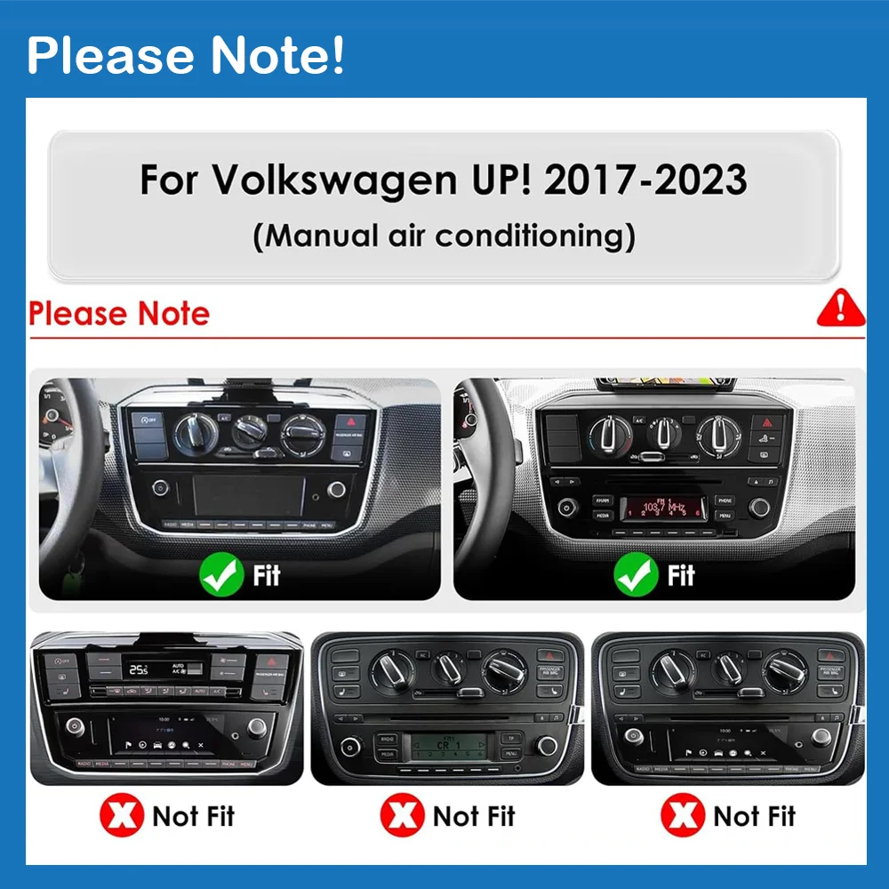 Android 16 For VW Volkswagen UP！2017 2018 2019 2020 2021 - 2023 Carplay Car Stereo Car Radio Video Multimedia Player 5G 8 Core