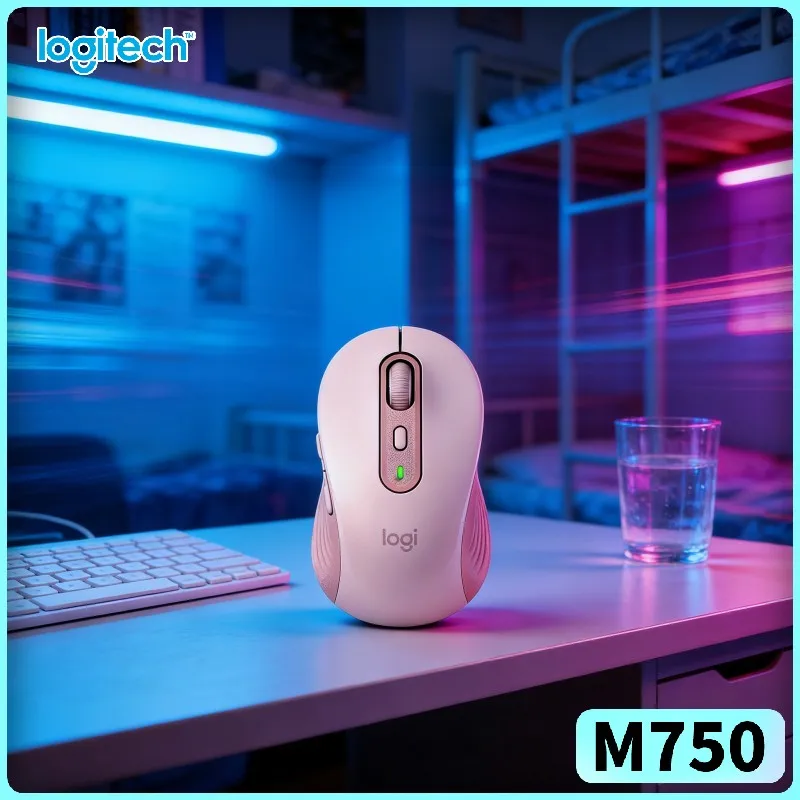 

M750 Office Mouse - 4000 High DPI Precision, Rubber Anti-Slip Grips, 3-Device Switch, Business Work Ready