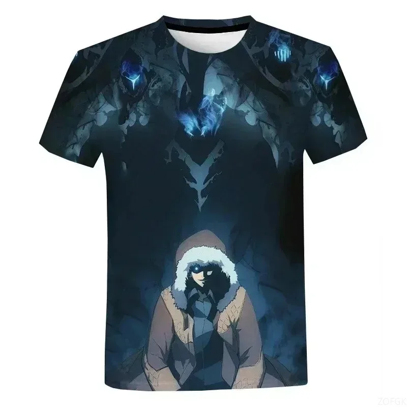 2025 Summer Anime 3D Printed Mechanical Style Men's T-shirt Loose Casual Fashion Round Neck Short Sleeve