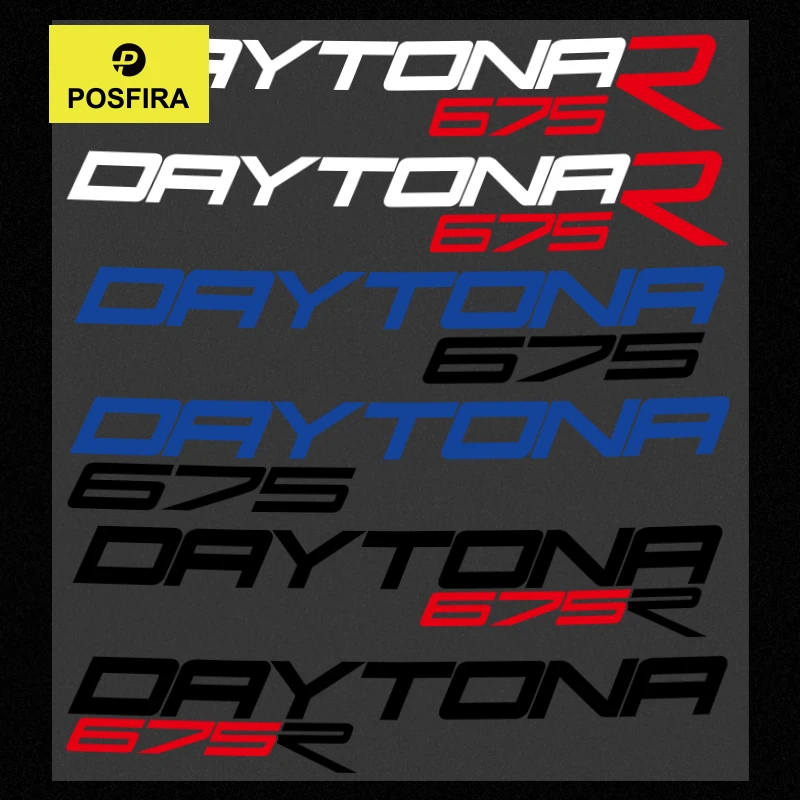 

POSFIRA Motorcycle Stickers Waterproof Decals for Triumph Daytona 675 R 2006-2017 2007 2008 2009 2010 2013 2014 Accessories