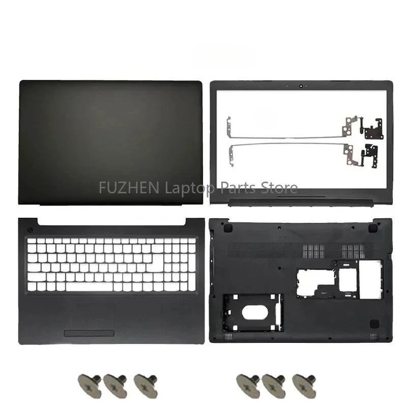 

New For Ideapad 310-15 310-15ISK 310-15ABR Laptop LCD Rear Cover/Front Frame/Palm Pad/Bottom Cover/hinges/Black