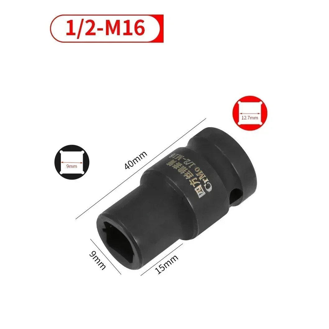 1pc Tap Die Socket Adapter 1/2 '' Square Tap Socket Machine Screw Metric Plug Threading Tool For Pneumatic Ratchet Wrench Drill