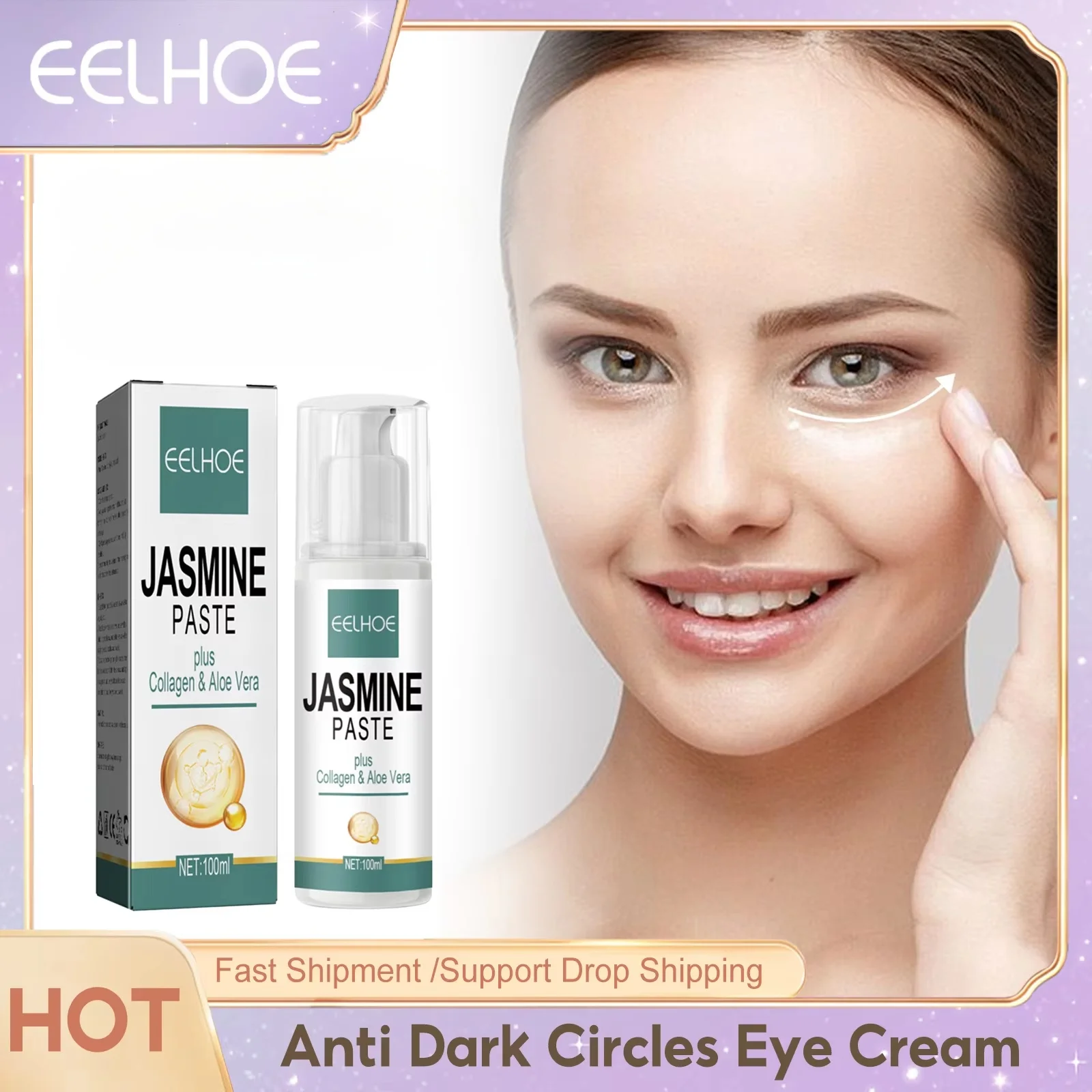 Straffende Augen creme Schwellungen dunkler Kreis entferner verblassen feine Linien Anti-Falten-Feuchtigkeit creme Massage effektive Anti-Aging-Augen creme