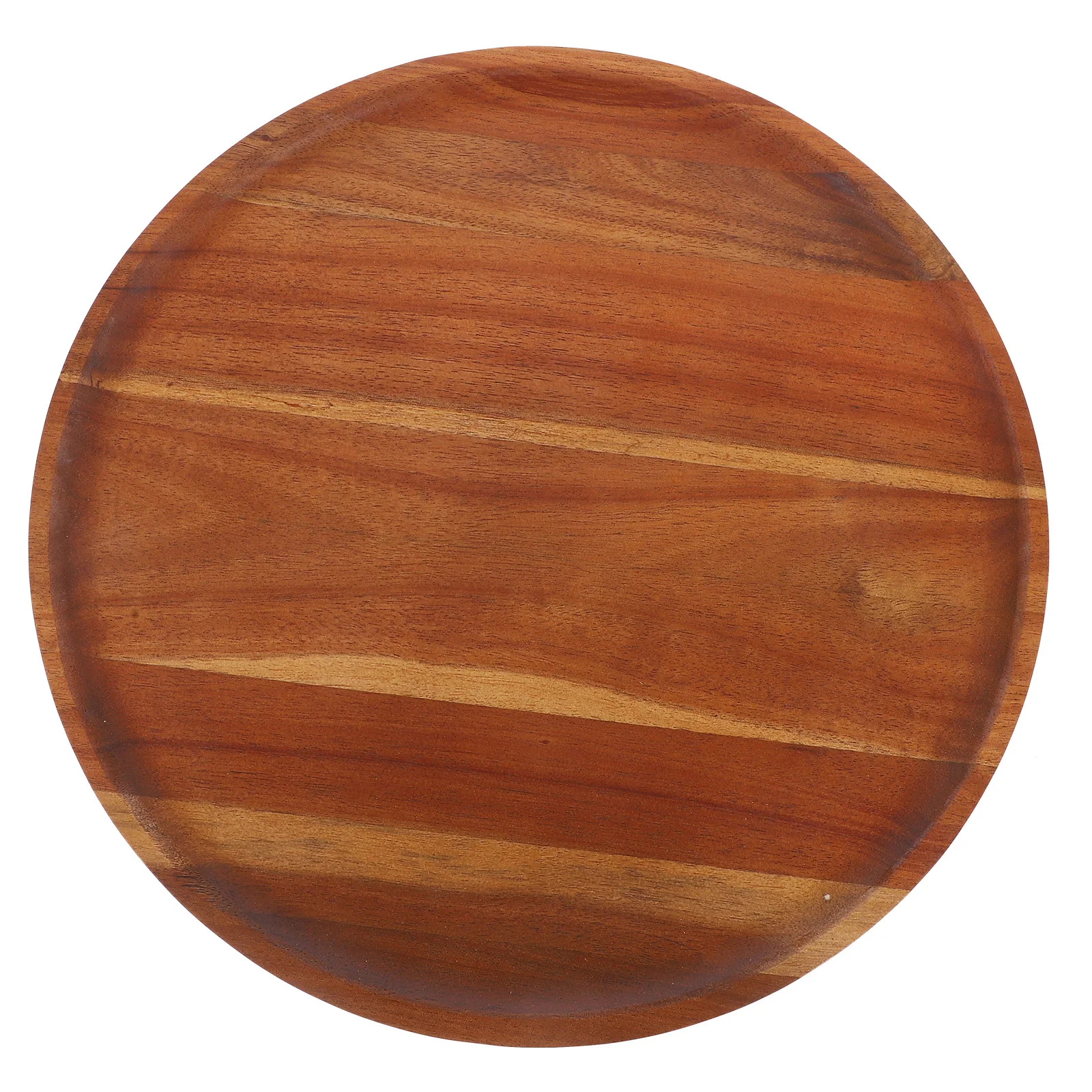 

Round Wooden Serving Tray Fruit Plate For Snacks Dessert Cake Bread Sushi Pastry Food Display Storage Jewelry Organizer