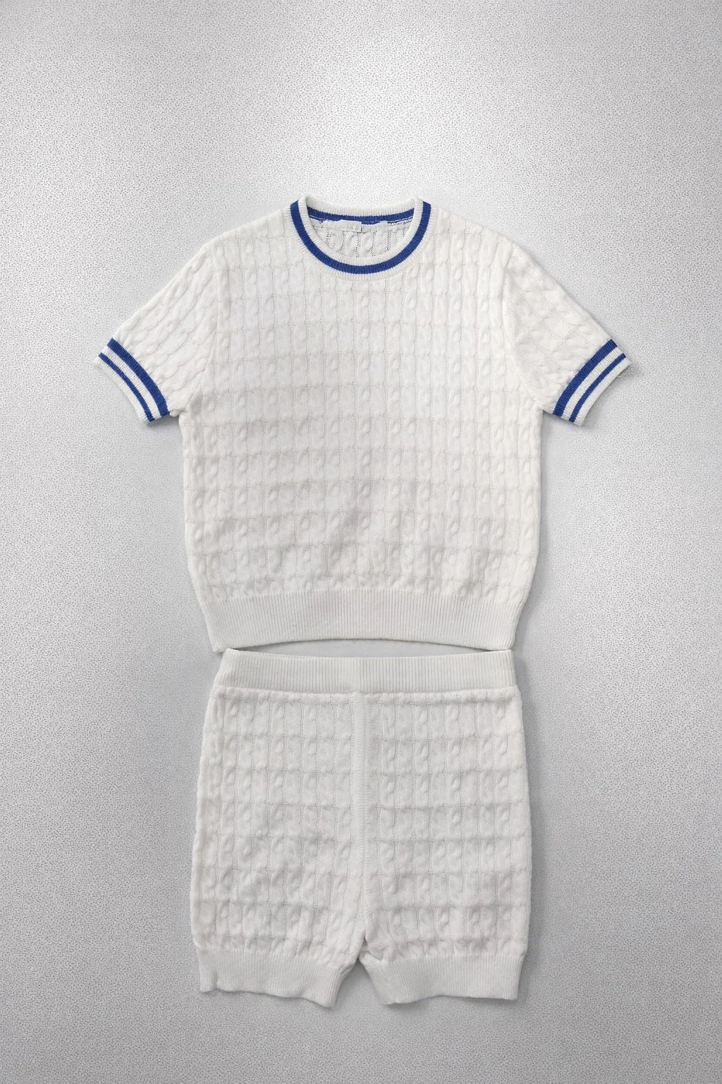Smocking Floral Collection – Boy White Set
